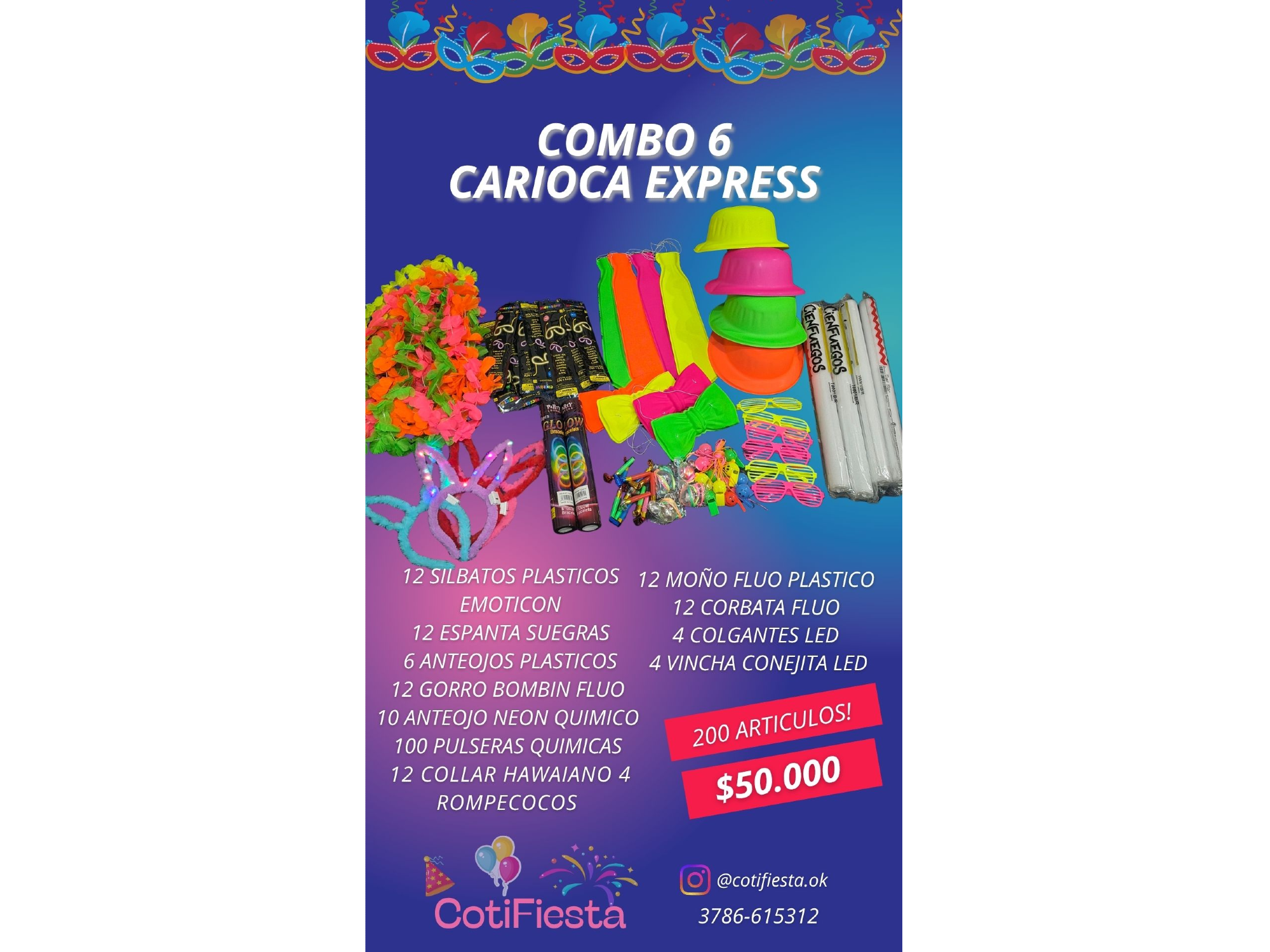Combo 6  Carioca Express