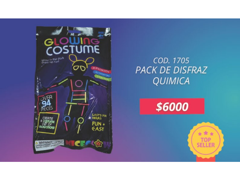 PACK DE DISFRAZ QUIMICA