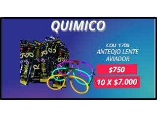 ANTEOJO LENTE AVIADOR POR UNIDAD