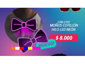 MOÑO HILO LED