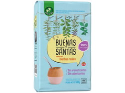 Yerba Mate Buenas Y Santas Sabor Con Hierbas Reales x 500g