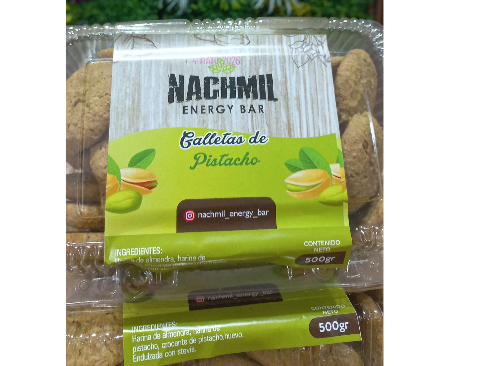Galletas de pistacho x500gr