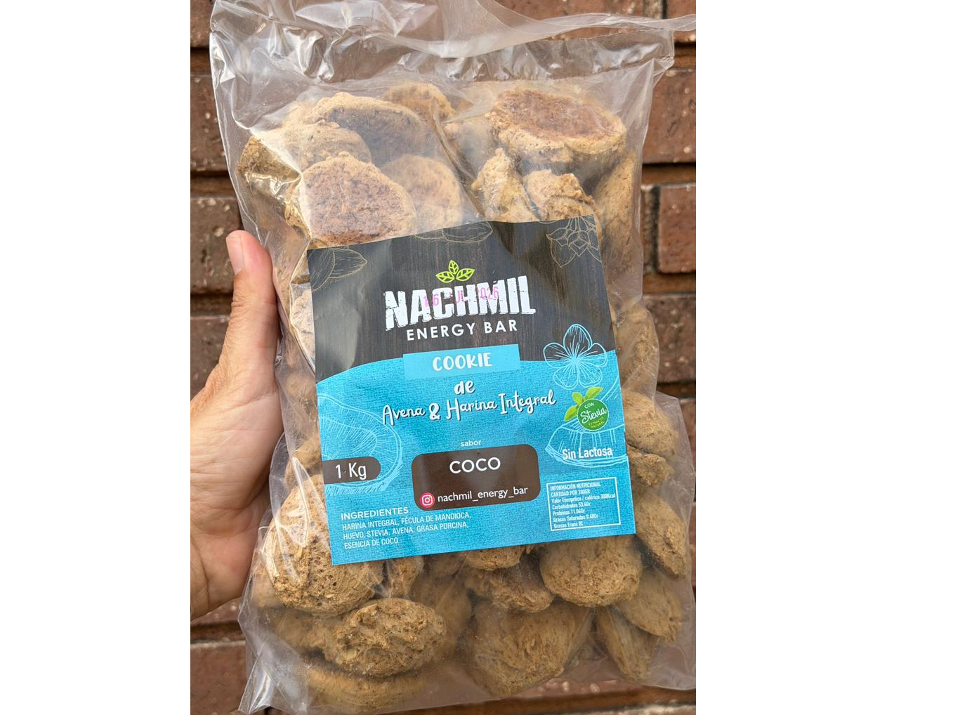Galletas de harina integral sabor coco x1kg