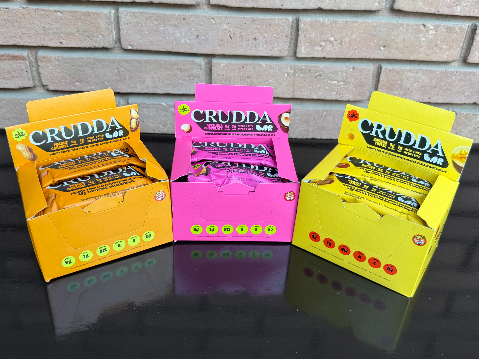 Box de cajas Barras Crudda x3