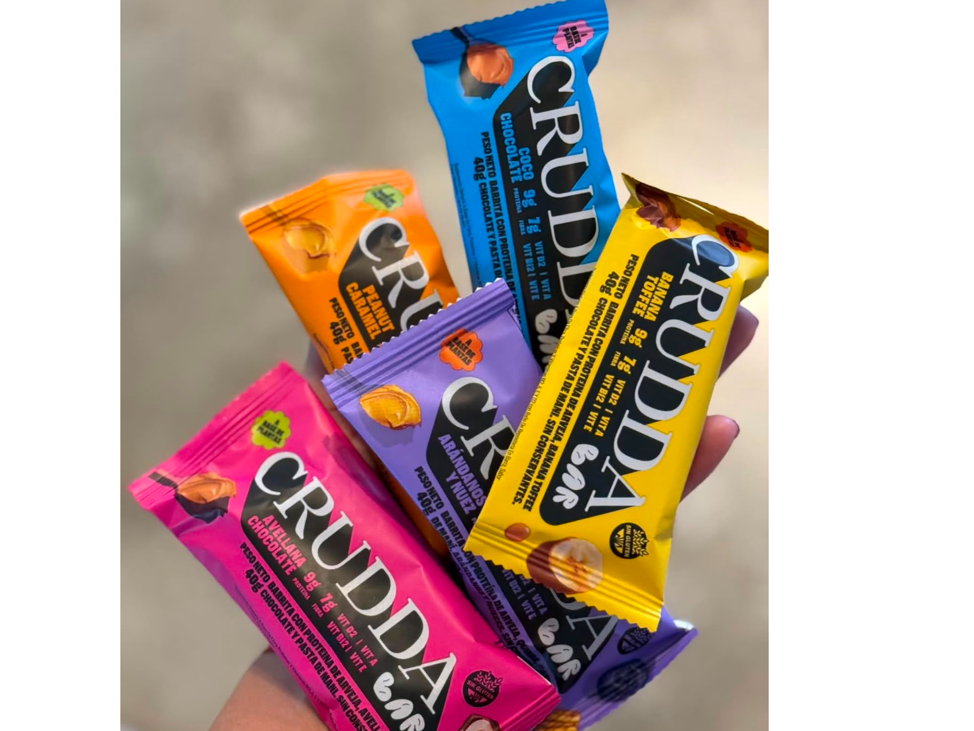 Barras crudda proteicas