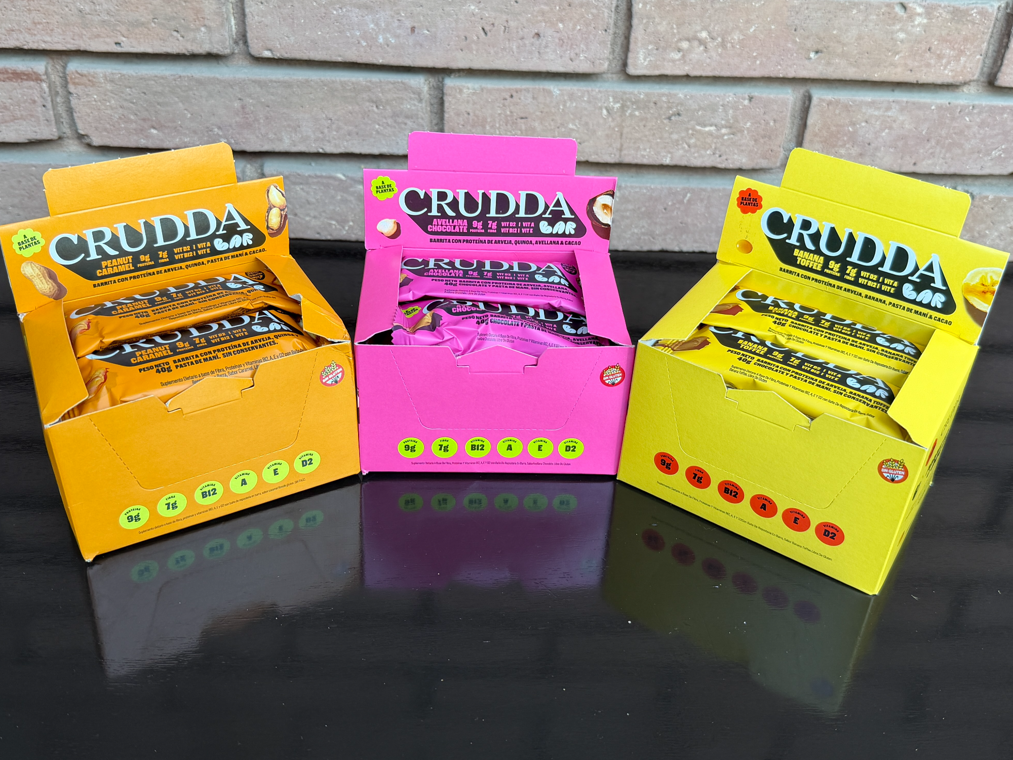 Barras crudda proteicas