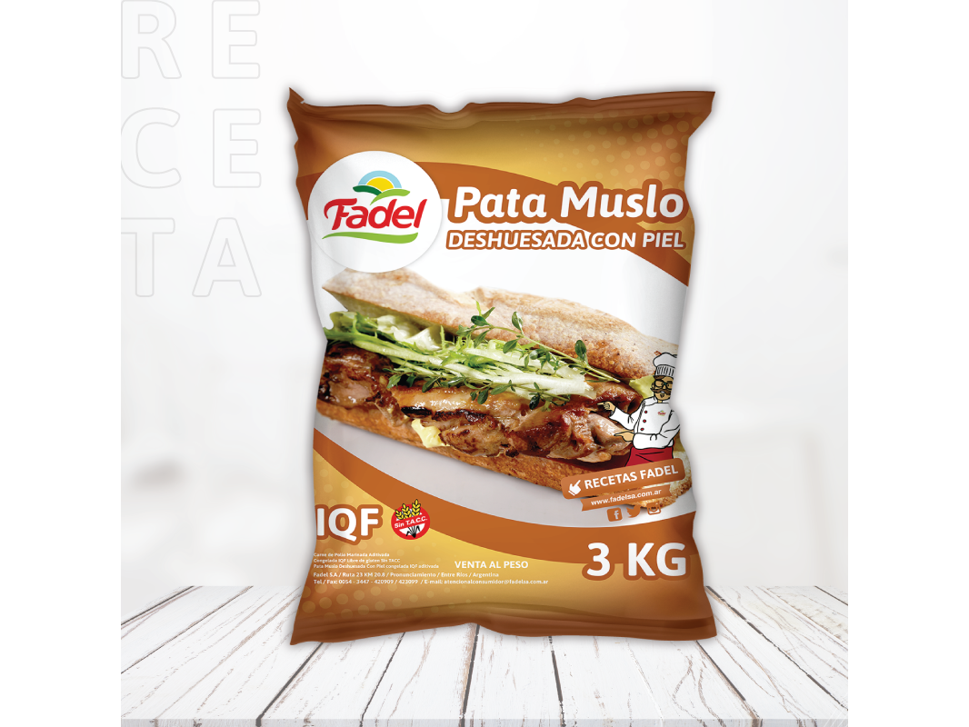 Pata Muslo Deshuesado con Piel