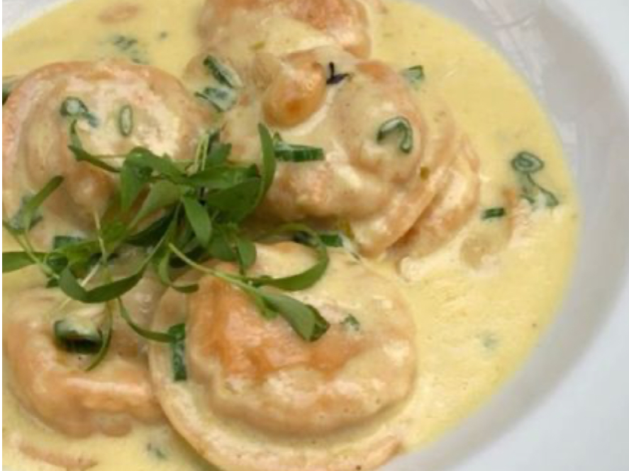 Sorrentinos de calabaza y queso