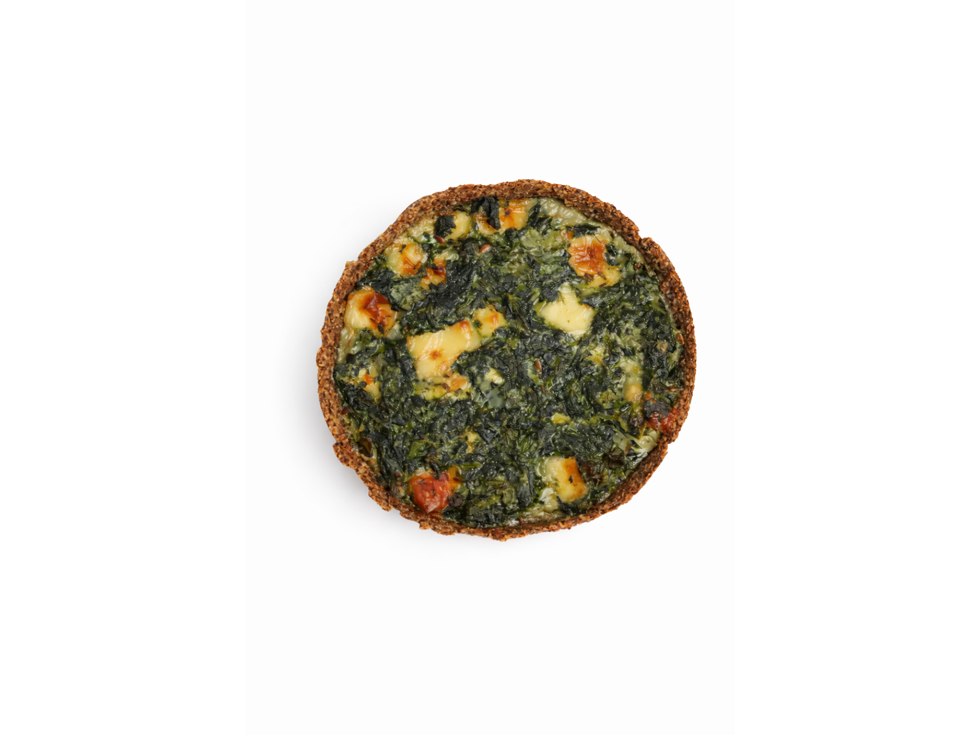 Tarta de espinaca , cebollas asadas  KETO