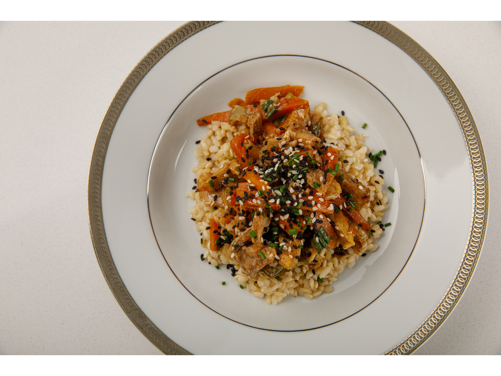 WOK DE PESCADO Y ARROZ YAMANI