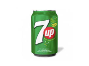 Seven up lata 354 cc