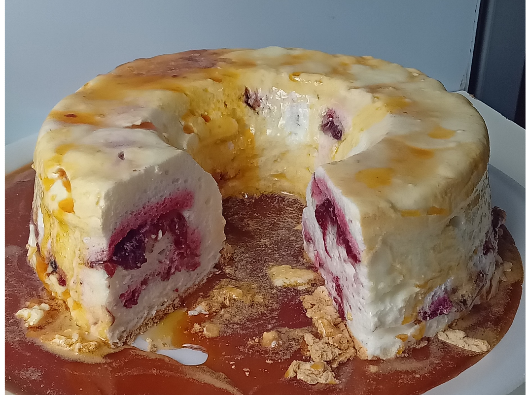 Isla flotante con Frutos rojos✨️