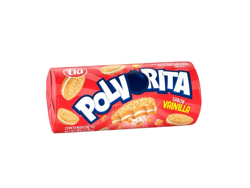 Galleta Polvorita frutilla 81g