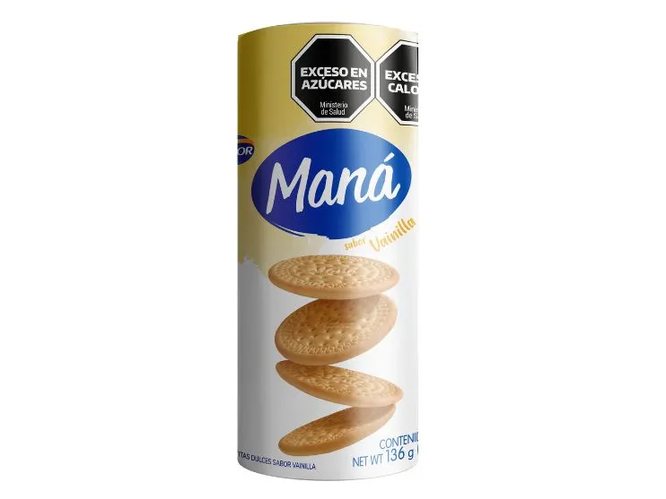 Galleta Maná Vainilla 136g