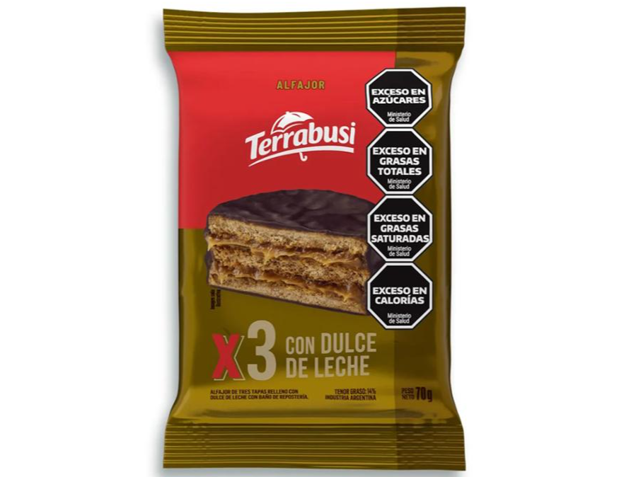 Terrabusi triple dulce de leche