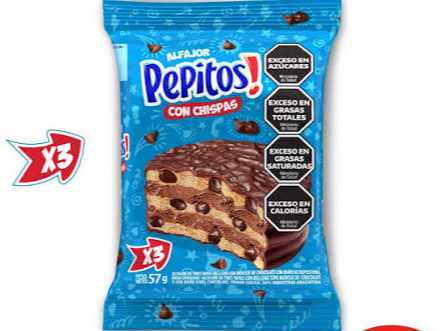 Alfajor Pepitos triple