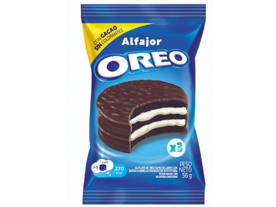 Alfajor Oreo triple
