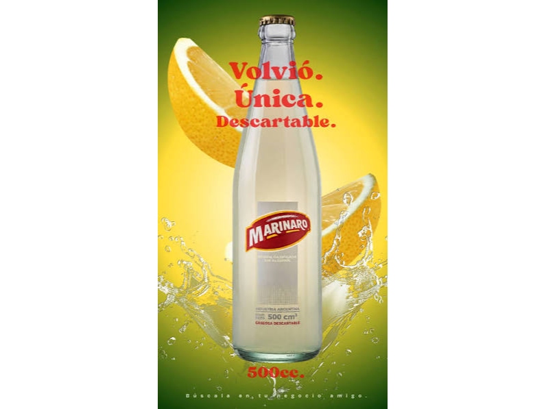 Marinaro limonada vidrio desc. 500ml
