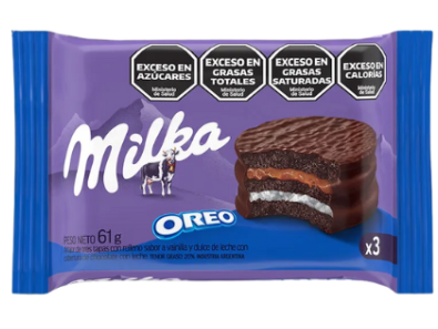 Alfajor Milka Oreo triple