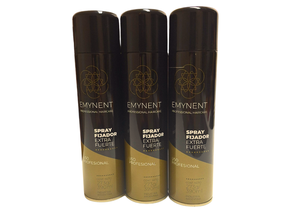 Fijador Spray Extra Fuerte Emynent (273g/390ml)