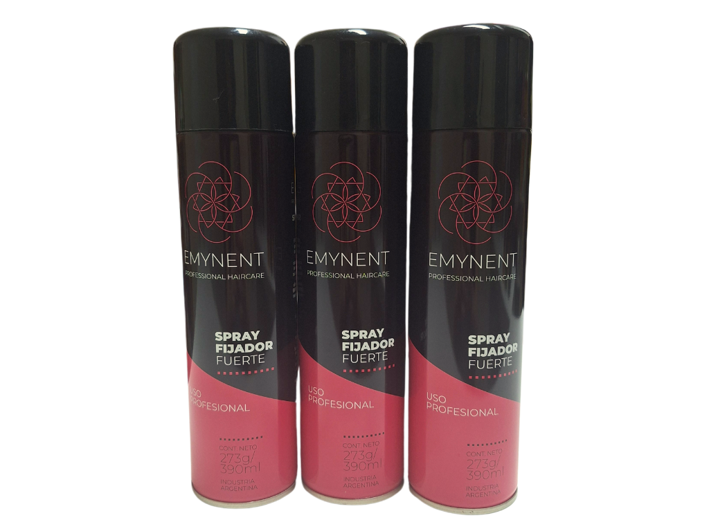 Fijador Spray Fuerte Emynent (273g/390ml)