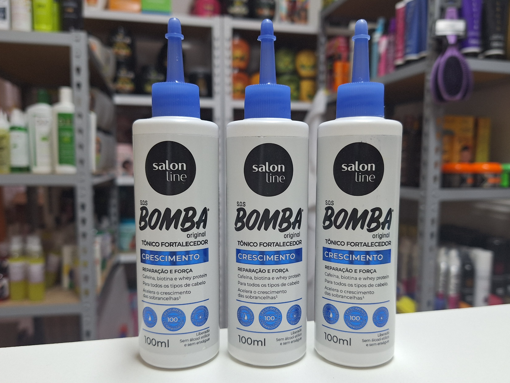 SOS BOMBA Tónico Fortalecedor Salon Line (100ml)