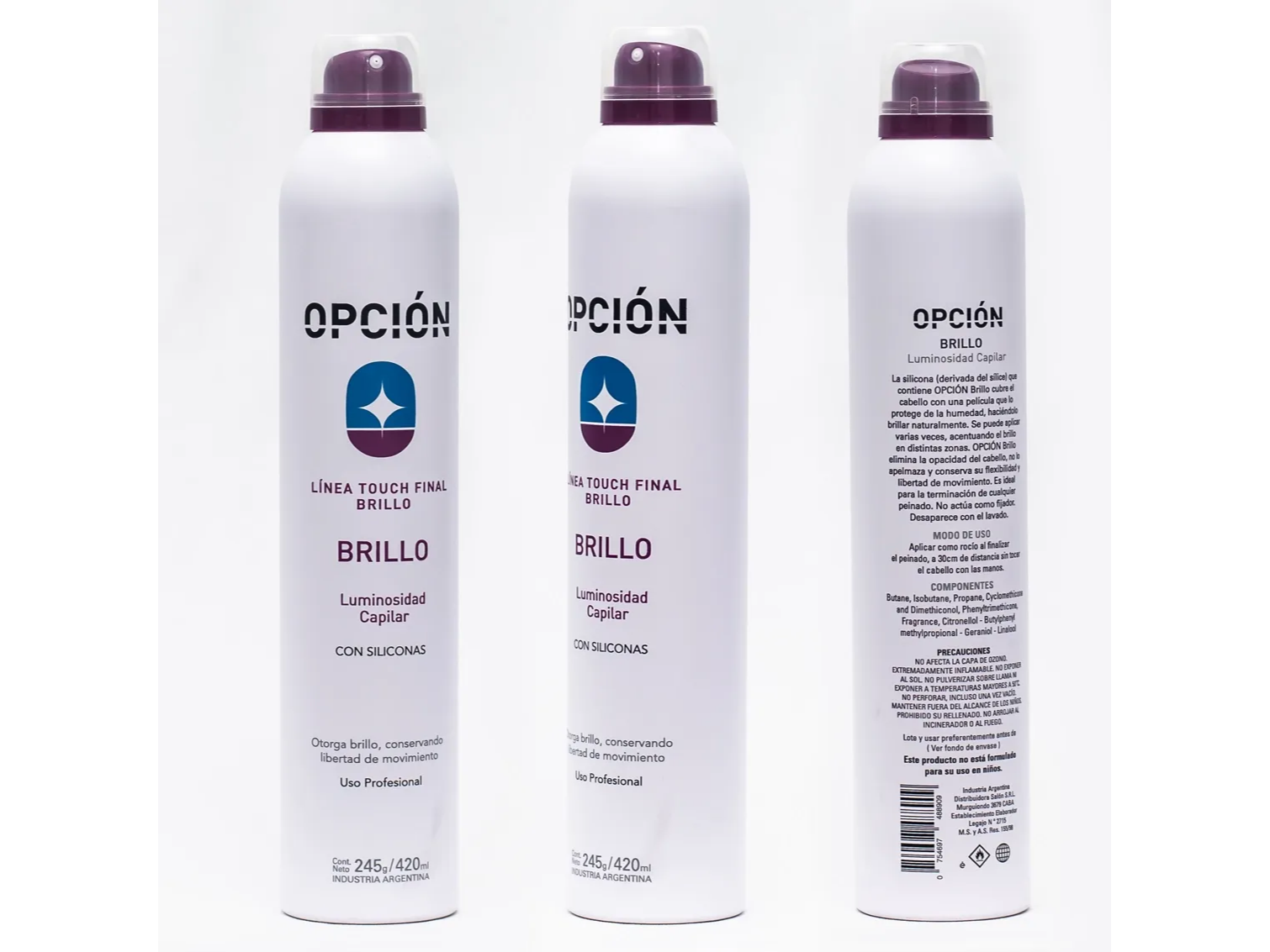 Brillo siliconado Opción (420 ml)