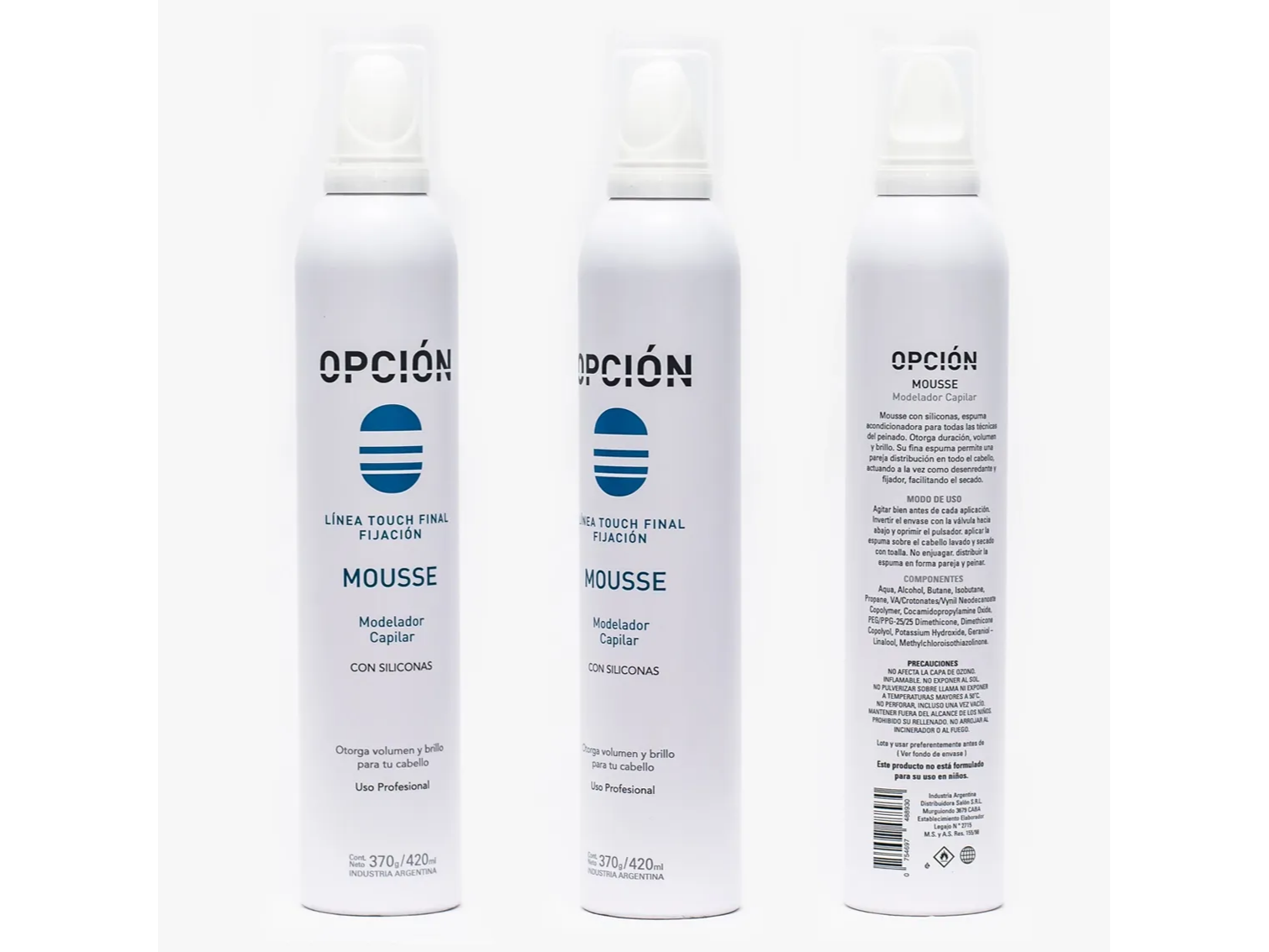 Mousse Modelador Capilar Opción (390ml)