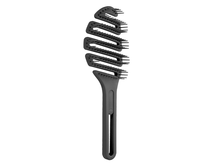 Cepillo Flexible Spring Brush Negro Eurostil