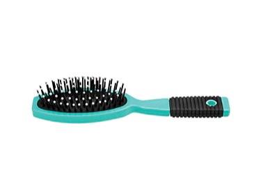 Cepillo neumático mango de goma púa plástico pequeño Eurostil