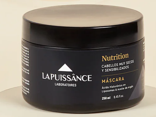 Máscara con Argán y Ácido Hialurónico La Puissânce - Alta Nutrición (250ml)