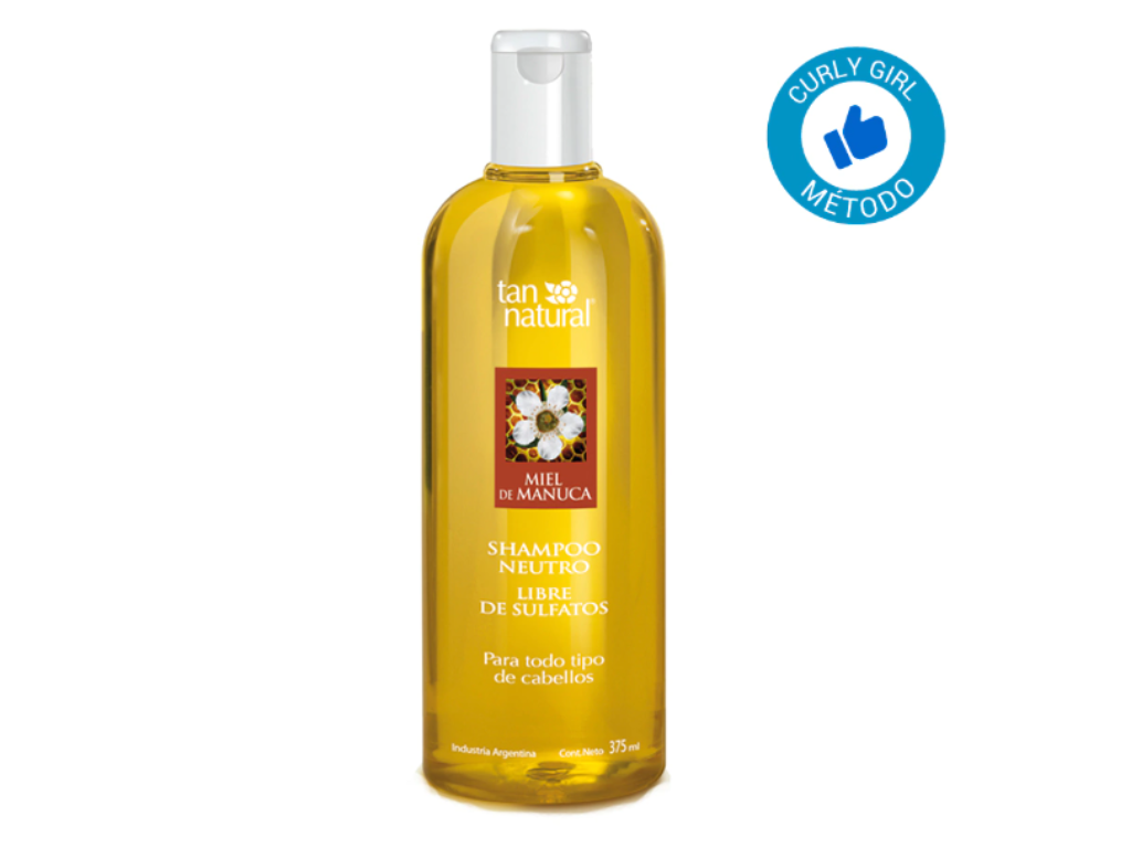 Shampoo Neutro Libre de Sulfatos Miel de Manuca Tan Natural (375ml)