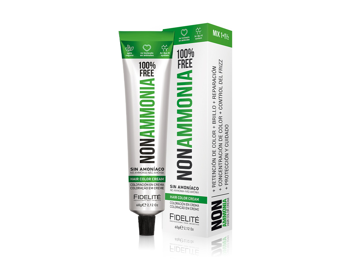 Tintura en crema NON AMMONIA 100% FREE Fidelité (60gr) de Keratin Corrientes