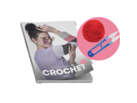 EL GRAN LIBRO DEL CROCHET + OVILLO + TIJERA Ed. 1001 09/09/2024