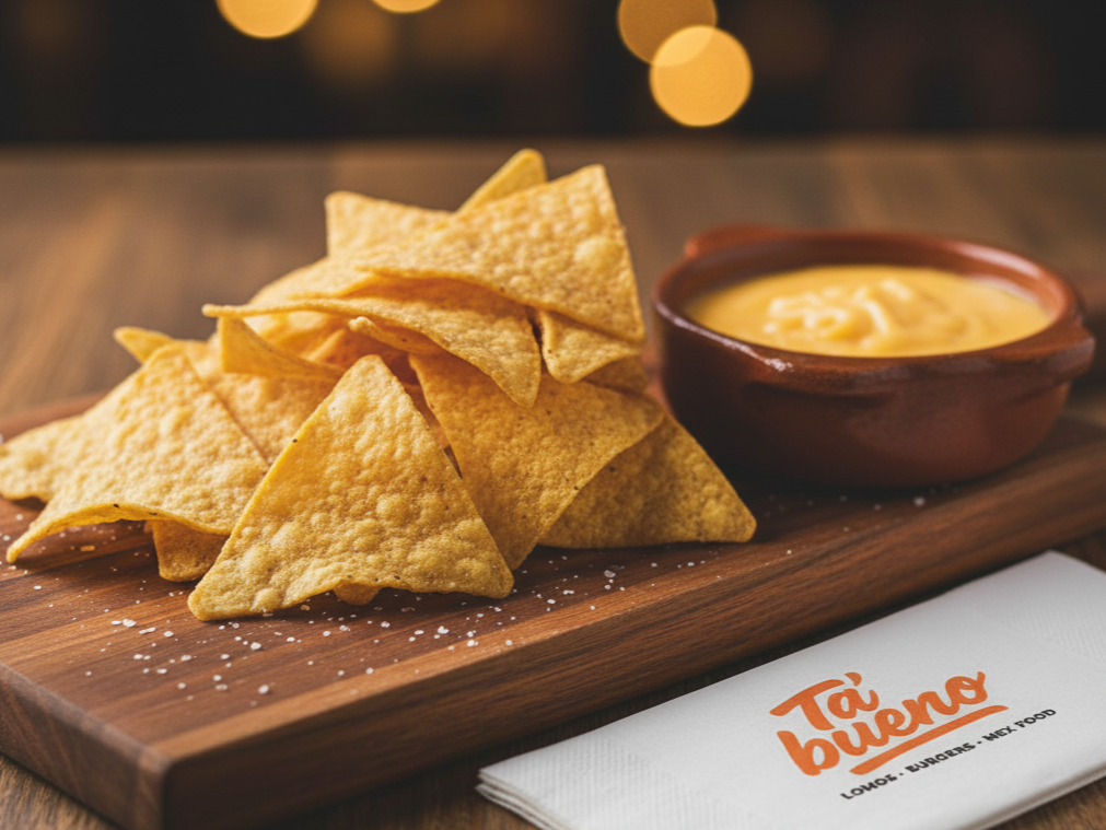 Nachos con Cheddar