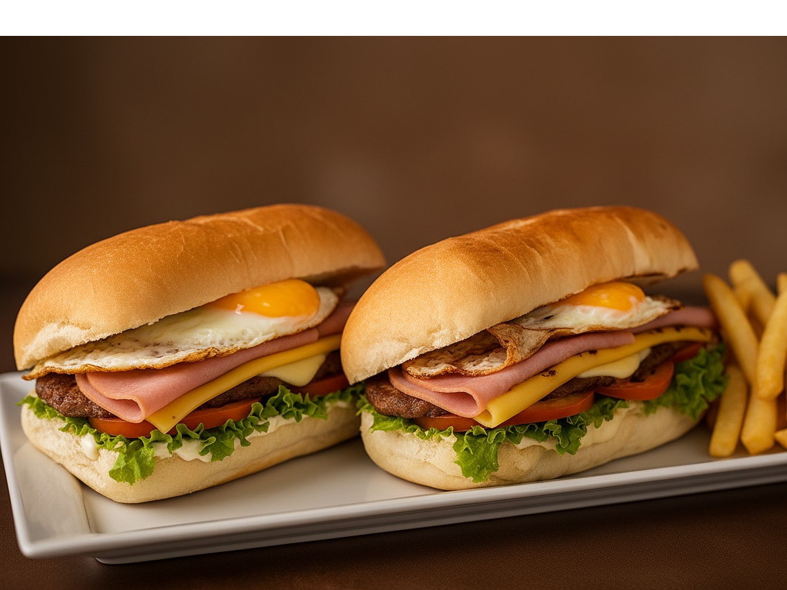 2 Lomos Clasicos Medianos con Papas