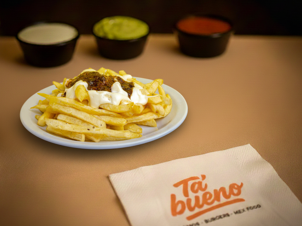 Papas con Mayo y chimi