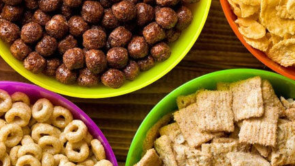 Desayuno y snacks