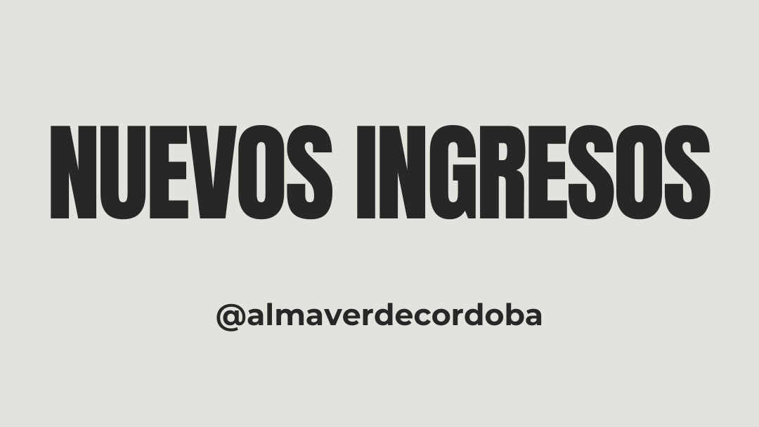 Nuevos ingresos