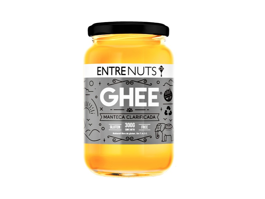 Ghee Manteca clarificada Entrenuts x300g