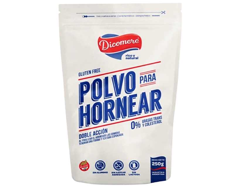 Polvo para hornear sin tacc x250g Dicomeré