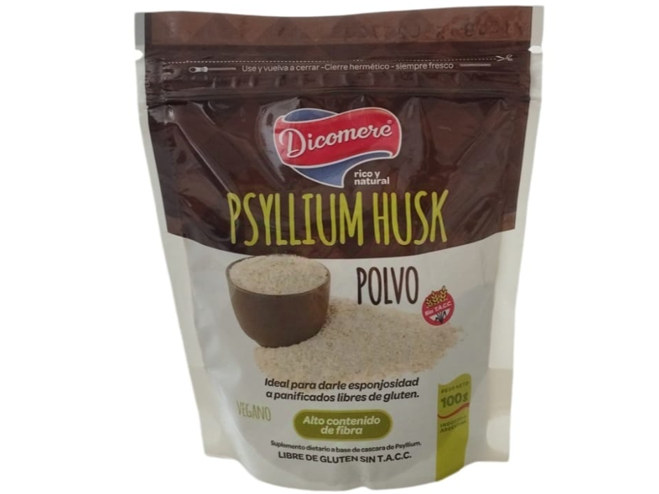 Psyllium Husk SIN GLUTEN Dicomere x100g