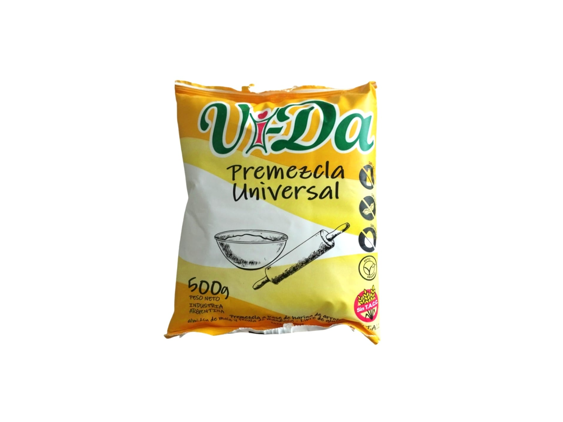 Premezcla universal SIN GLUTEN x500g Vida