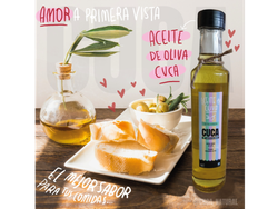 Aceite de oliva CUCA extra virgen agroecológico de primera prensada en frío