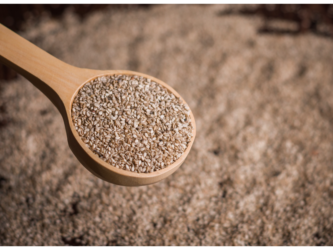 Semillas de sésamo integral