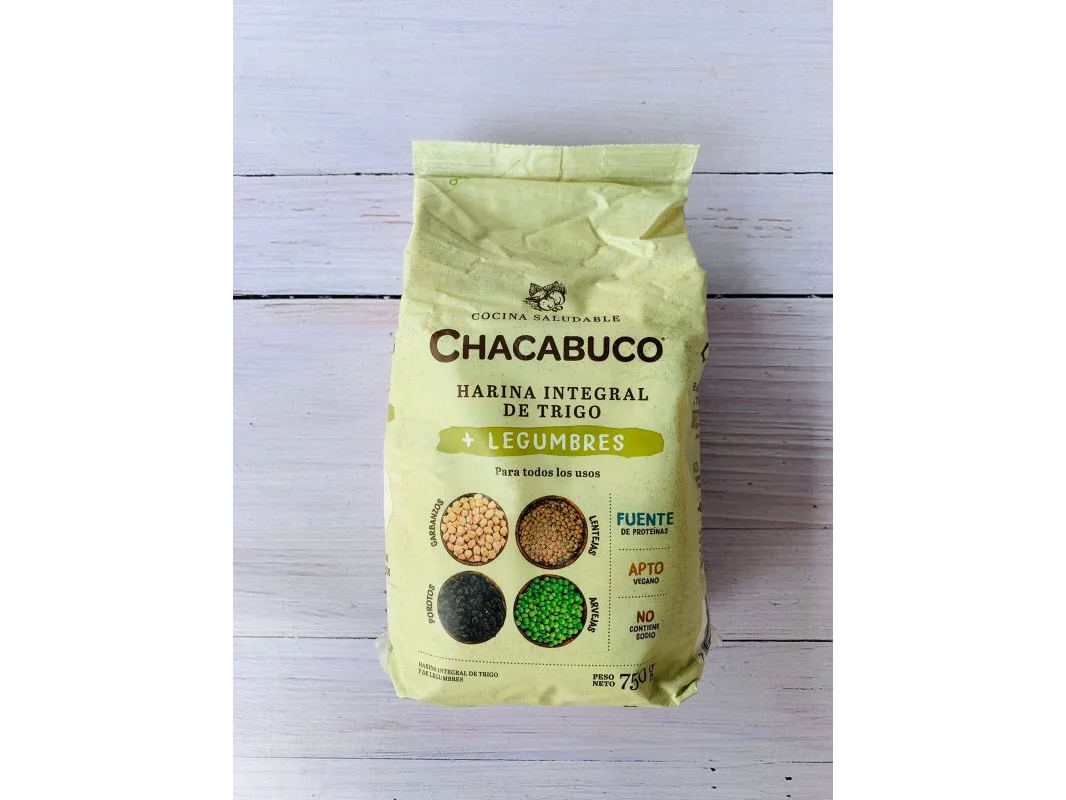 Harina integral de trigo + Legumbres x750g