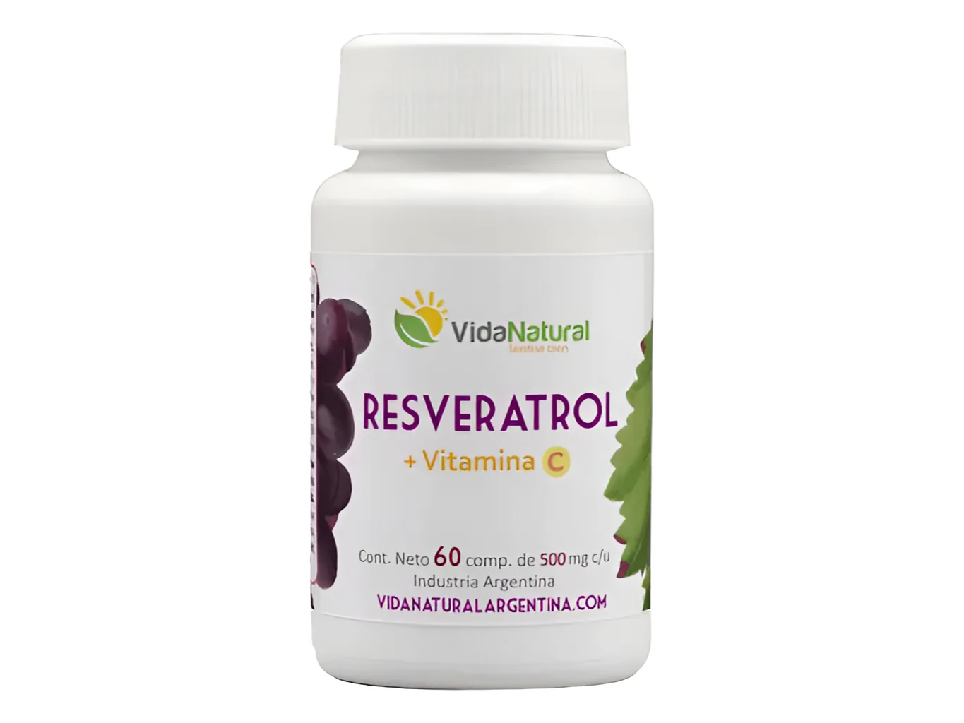 Resveratrol + Vitamina C x60 comprimidos