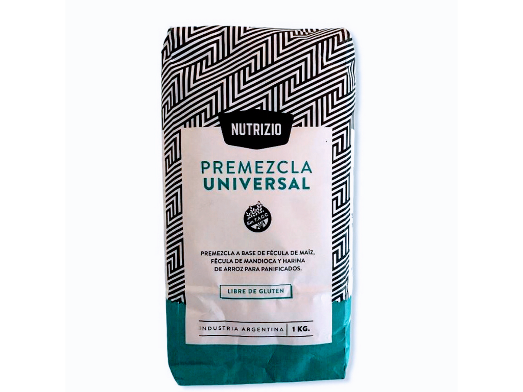 Premezcla universal SIN GLUTEN x1kg Nutrizio