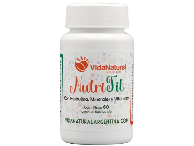 NutriFit (espirulina, minerales y vitaminas) x60 comprimidos