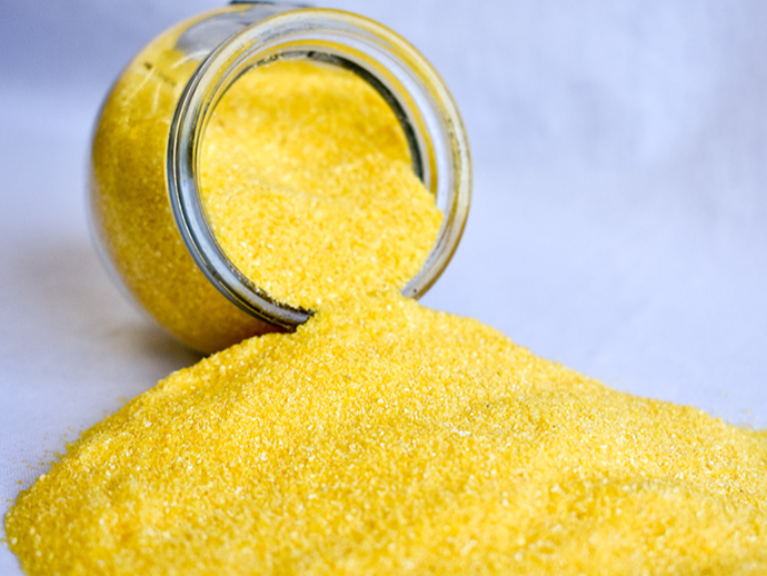Harina de maíz para preparar polenta